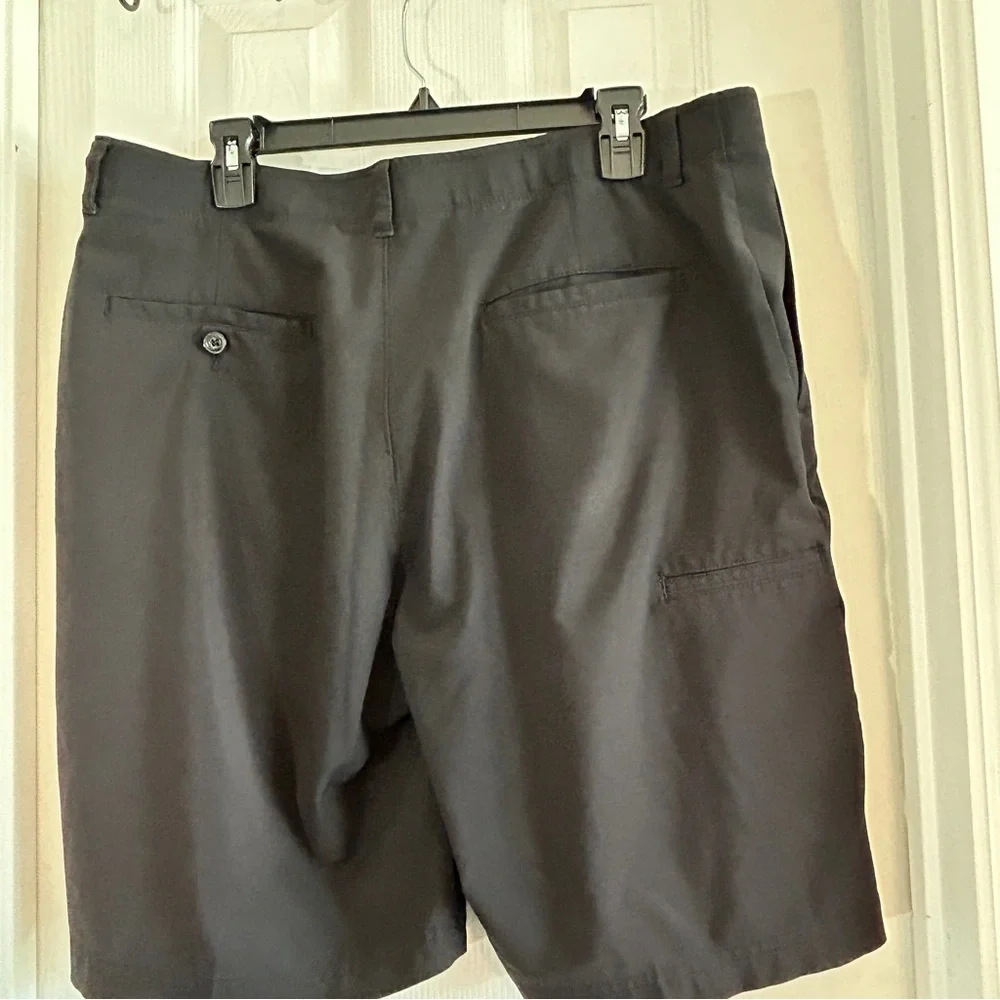 Classic‎ Black Flat Front Men's Golf Shorts, PGA Tour